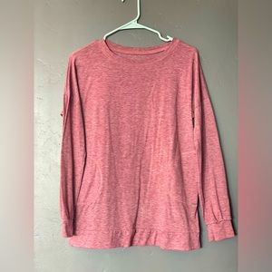 Maroon long sleeve with pockets